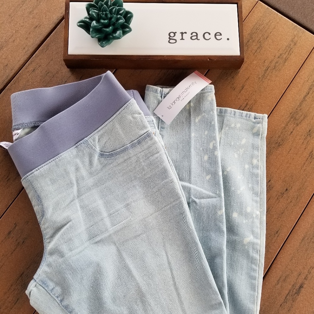 Liz Lange Maternity Jeggings NWT